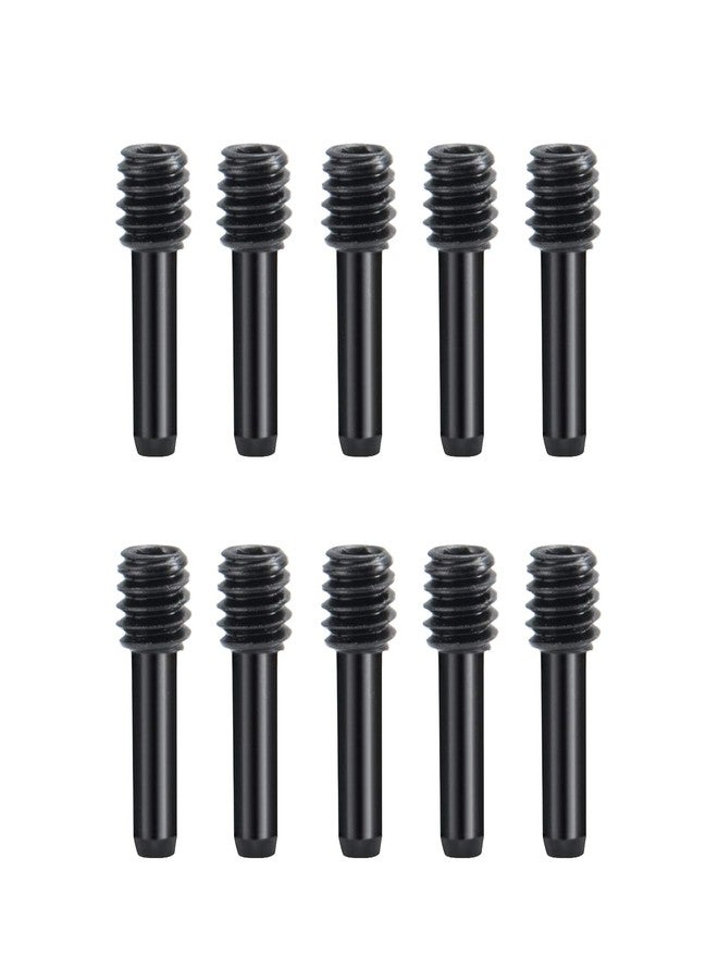 MORFUM 10Pcs M4 Driveshaft Screw Pins Hard Steel M4x4x2.4x12mm Driveshaft Screw Pins Compatible with Axial SCX10 90046 TRX4 D90 Tamiya CC01 1/10 RC Crawler Car - Image 1